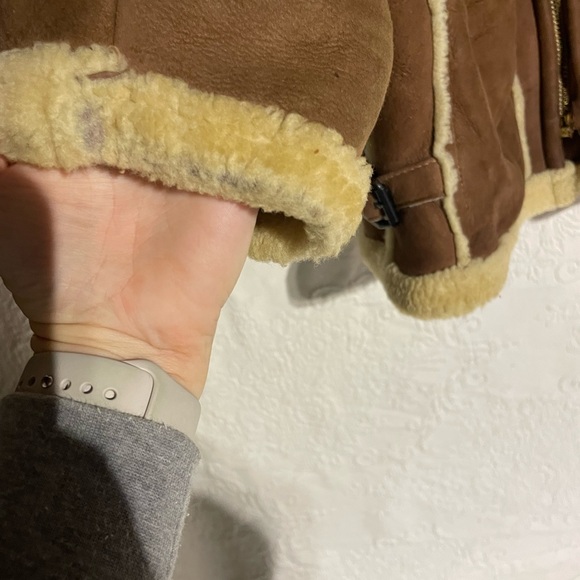 Hastings Shearling Coat Size 40 - Picture 2 of 16